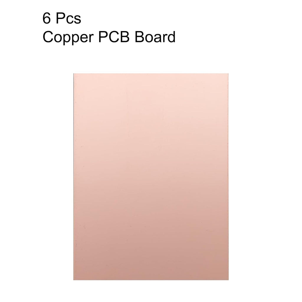 uxcell 6pcs 200x150mm Double Sided Copper Clad Laminate PCB Board
