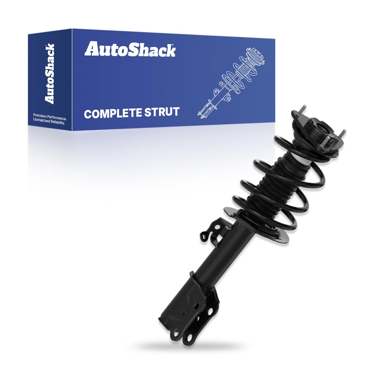 AutoShack Front Complete Strut Assembly with Coil Spring, 1pc