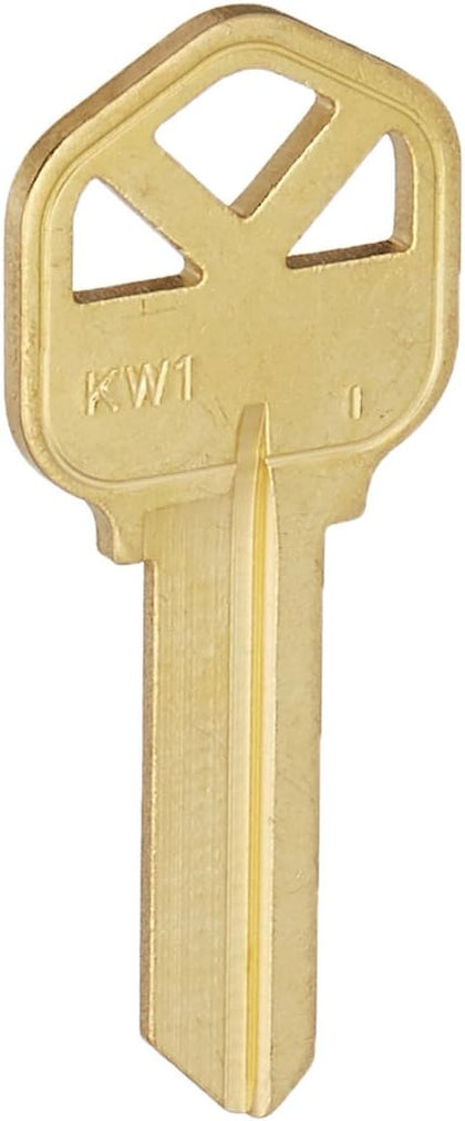 Kwikset KW1 Key Blanks - Box of 250, Brass