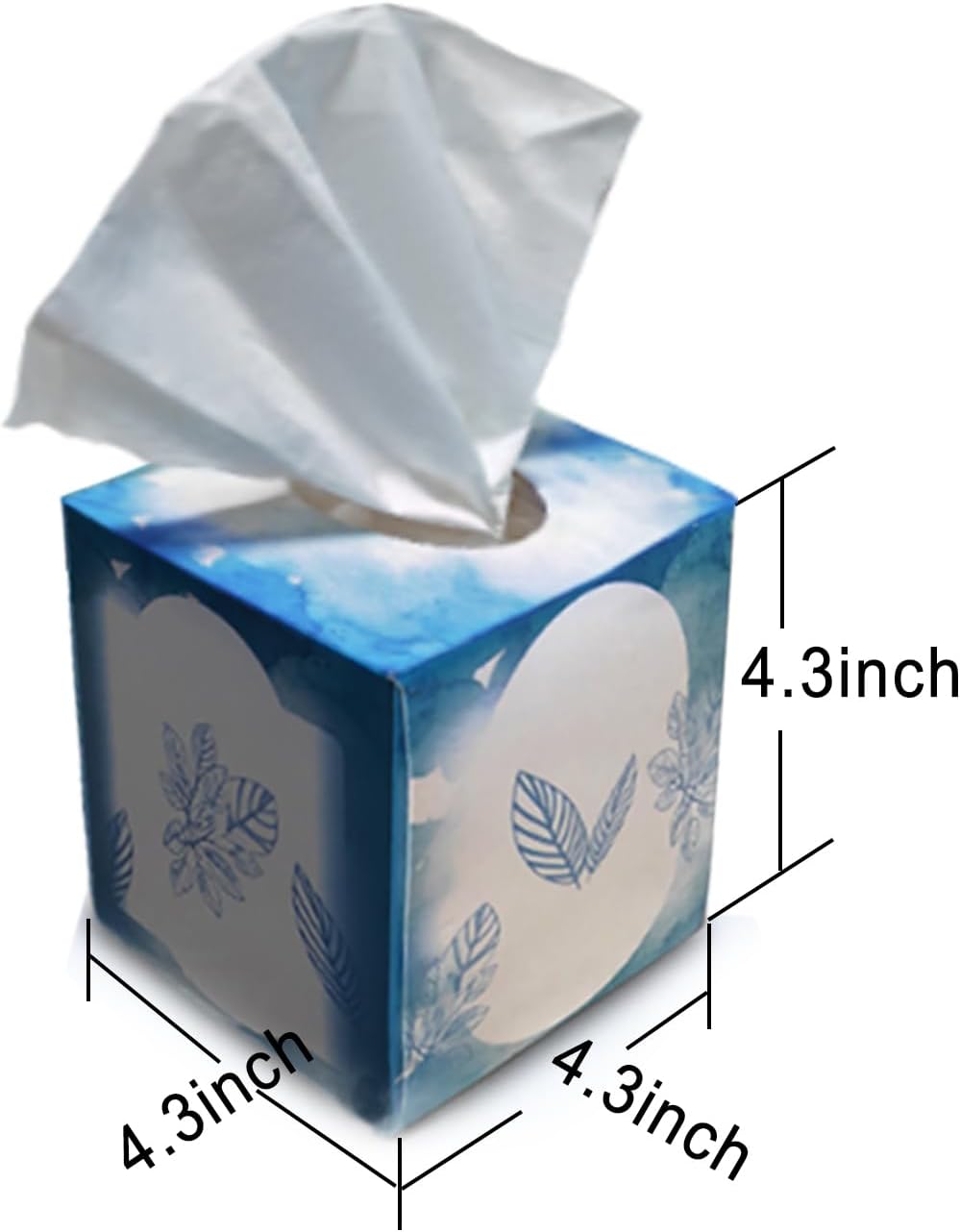 3Ply 60 Tissues Per Cube Box Facial Tissue SPurePaper 6 Box 360 Tissues Total