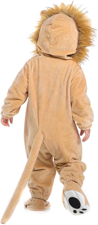 Baby Lion Costume Newborn, Infant and Toddler Boys Girls 0-4T | 90% Upgraded Flannel Fleece/ 10% Spandex, Versatile
