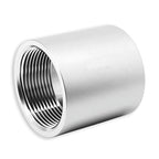 3/4" NPT Threaded Full Coupling Aluminum 6061-T6 Schedule 40 Pipe Fitting