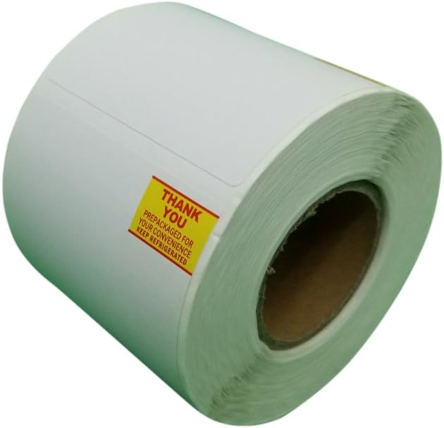 Mettler Toledo 325, 2.4" 67mm x 60.5mm(2.64" x 2.38") UPC, 500 Per Roll, 30 Rolls/Box, Deli, Scale Labels