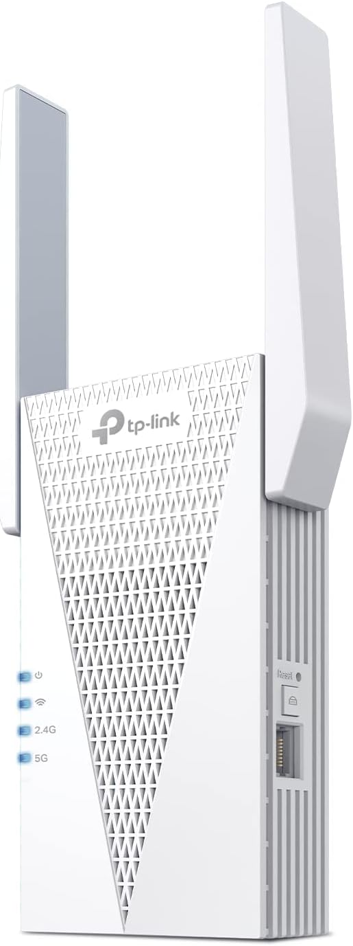 AX3000 WiFi 6 Range Extender | PCMag Editor's Choice | Dual-Band Wireless Repeater w/Ethernet Port | Up to 2400 Sq.