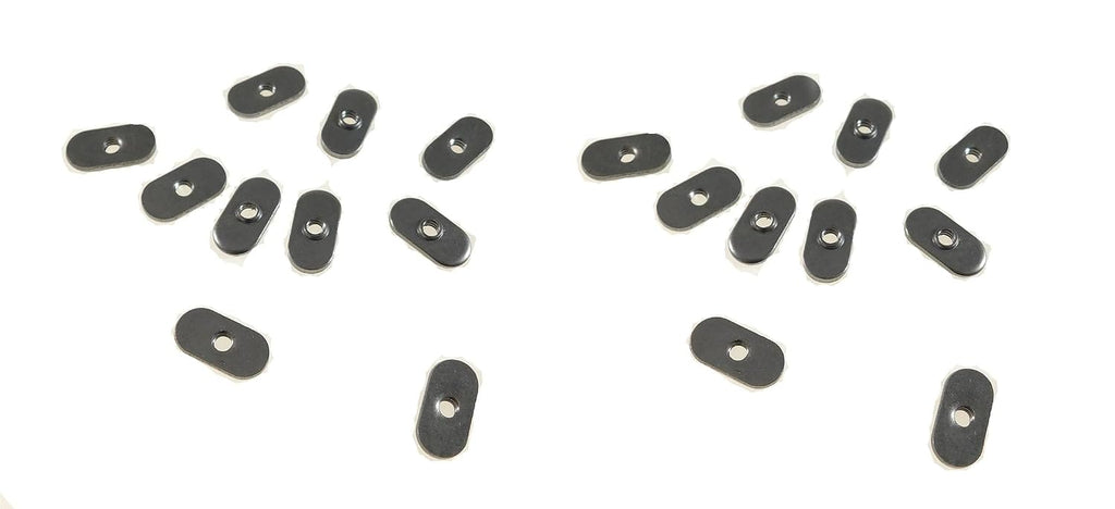 20 Pack 6-32 Spot Weld Nuts - Double Tab - ND 1114