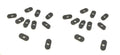 20 Pack 6-32 Spot Weld Nuts - Double Tab - ND 1114