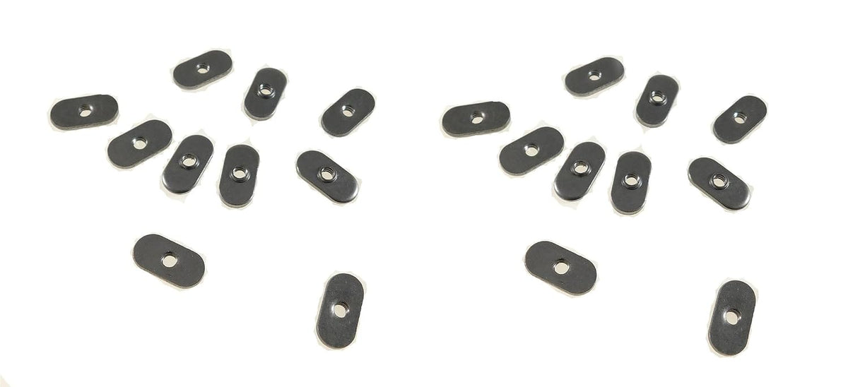 20 Pack 6-32 Spot Weld Nuts - Double Tab - ND 1114