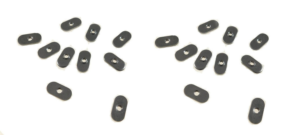 20 Pack 8-32 Spot Weld Nuts - Double Tab - ND 1414
