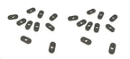 20 Pack 8-32 Spot Weld Nuts - Double Tab - ND 1414