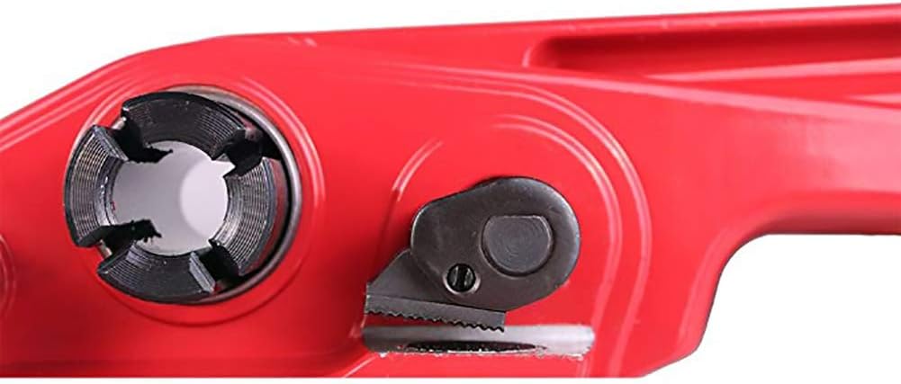 Poly Strapping Tensioner & Cutter Manual Banding Strapping Tools for Polyester Polyproplyn 1/2" - 3/4" Strap Red