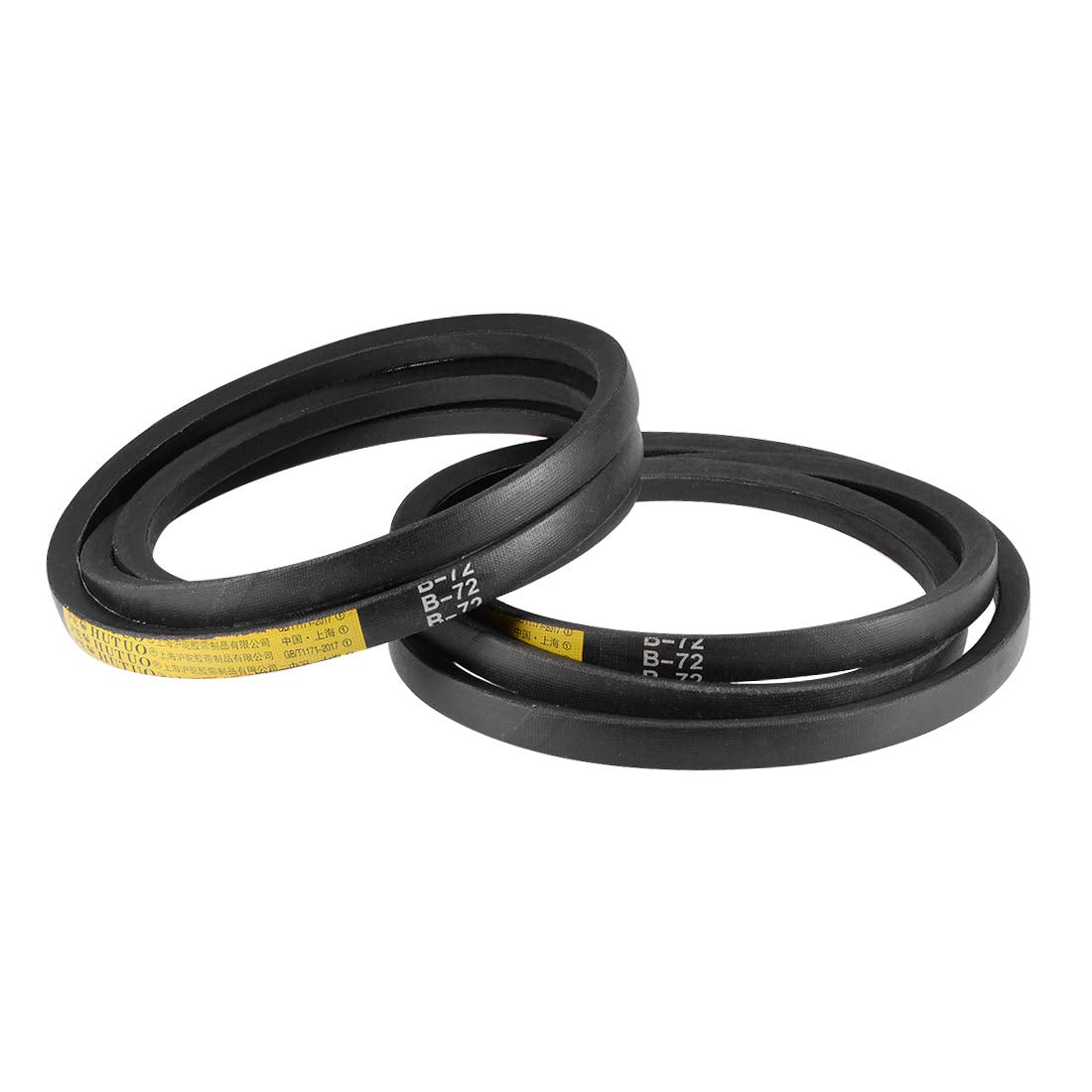 uxcell B72 V-Belts 72" Pitch Length, B-Section Rubber Drive Belt 2pcs