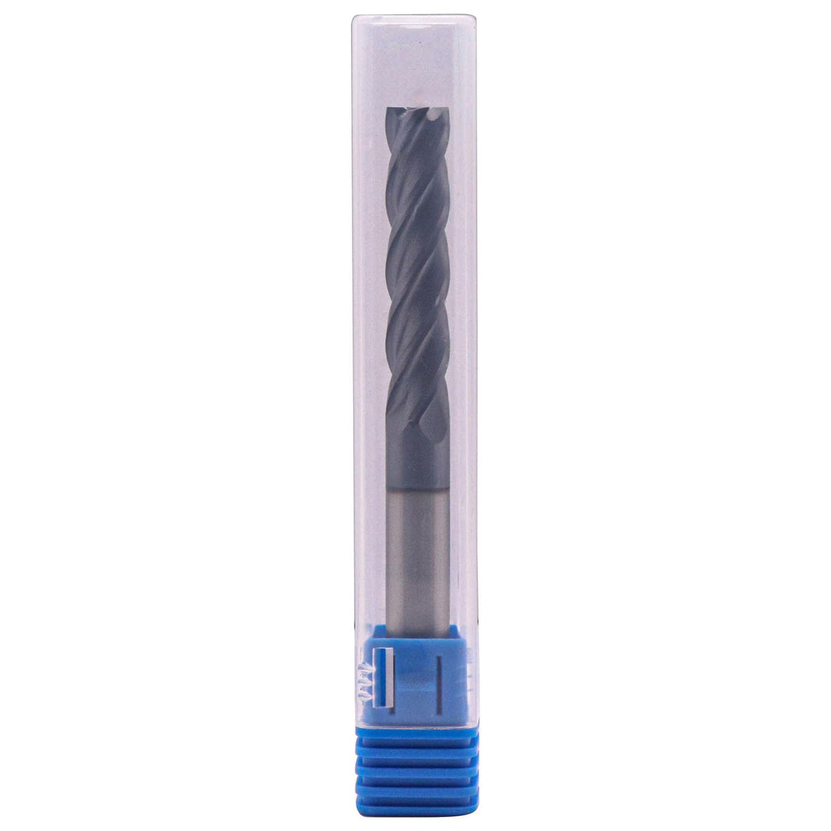 3/8" 4 Flute Solid Carbide Long Square End Mill, 4" OAL, AlTiN Coated