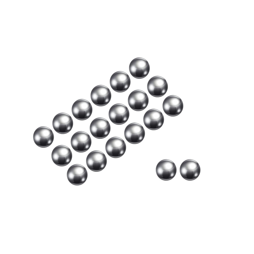 Kozelo 1000pcs Precision Balls - [0.8mm] 304 Stainless Steel for Bearings Use, Solid