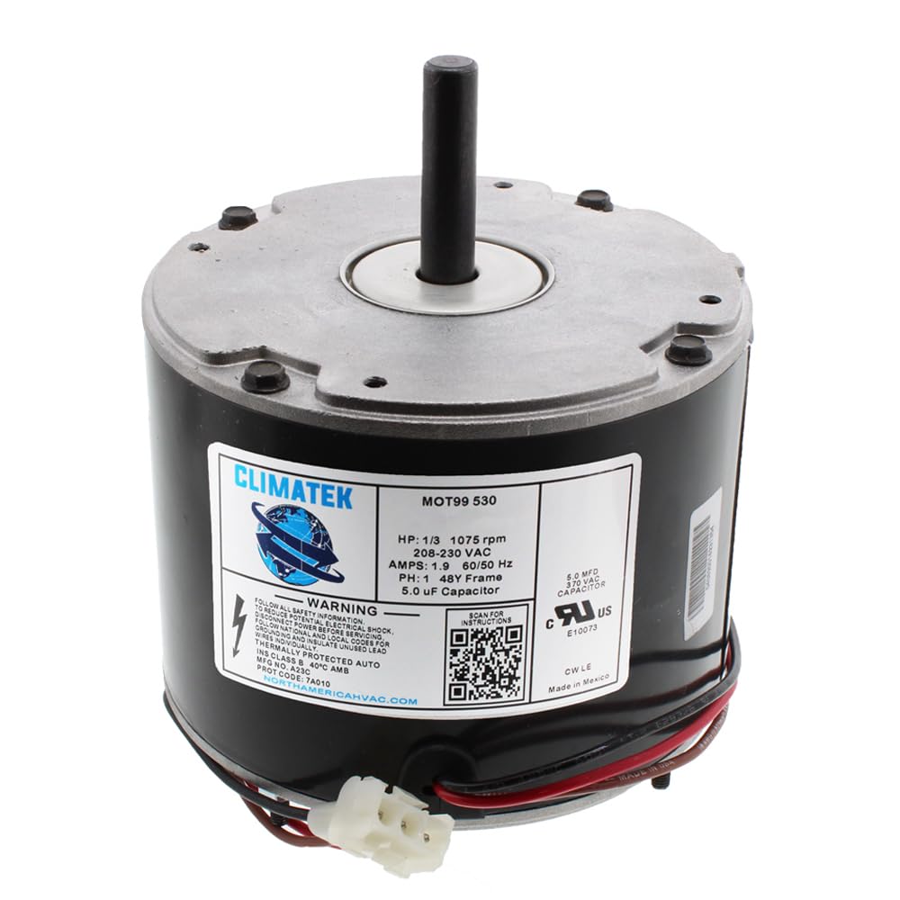 ClimaTek Condenser Fan Motor Replaces 1085926 1082642 1064946 1068810