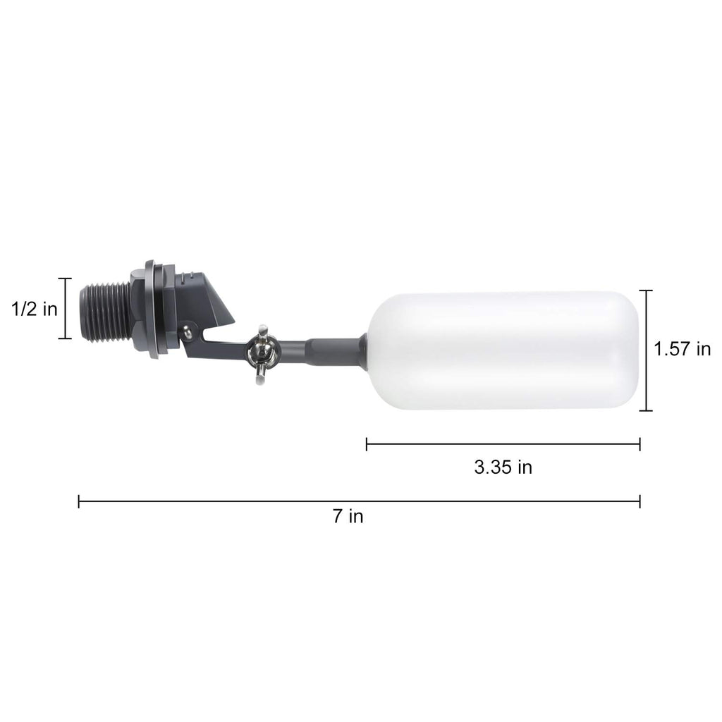 meekoo 2 Pack Float Ball Valve 1/2 Inch Autofill Float Valve
