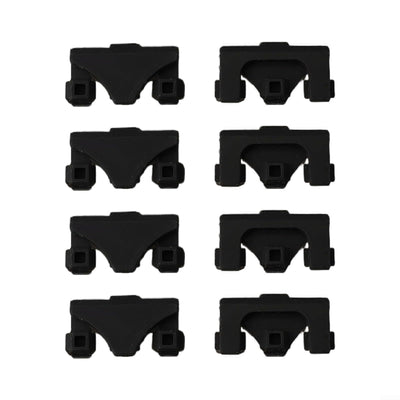Air Fryer Grill Pan Carbon Steel Air Fryer Replacement Grill Pan for Chicken Burgers Fish Shrimp Breakfast(8 Packs/1 Set Air Fryer Bumpers)