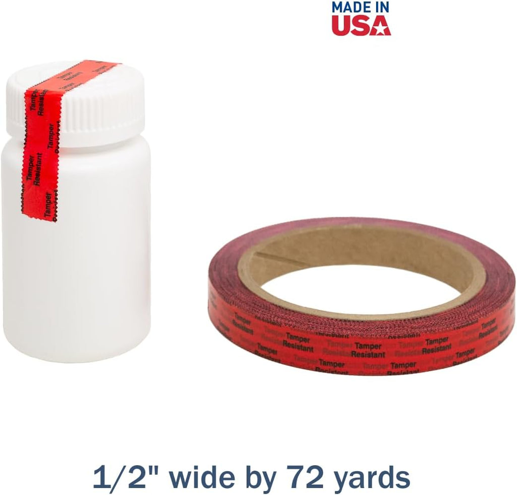 Tamper Evident Security Tape Roll, 72 Yards Length