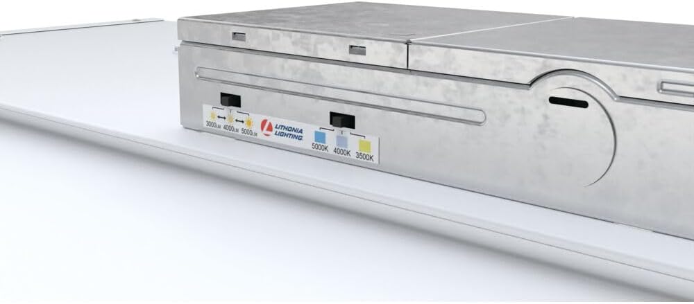Lithonia Lighting 2x2 LED Troffer Light, Includes Emergency Battery Backup