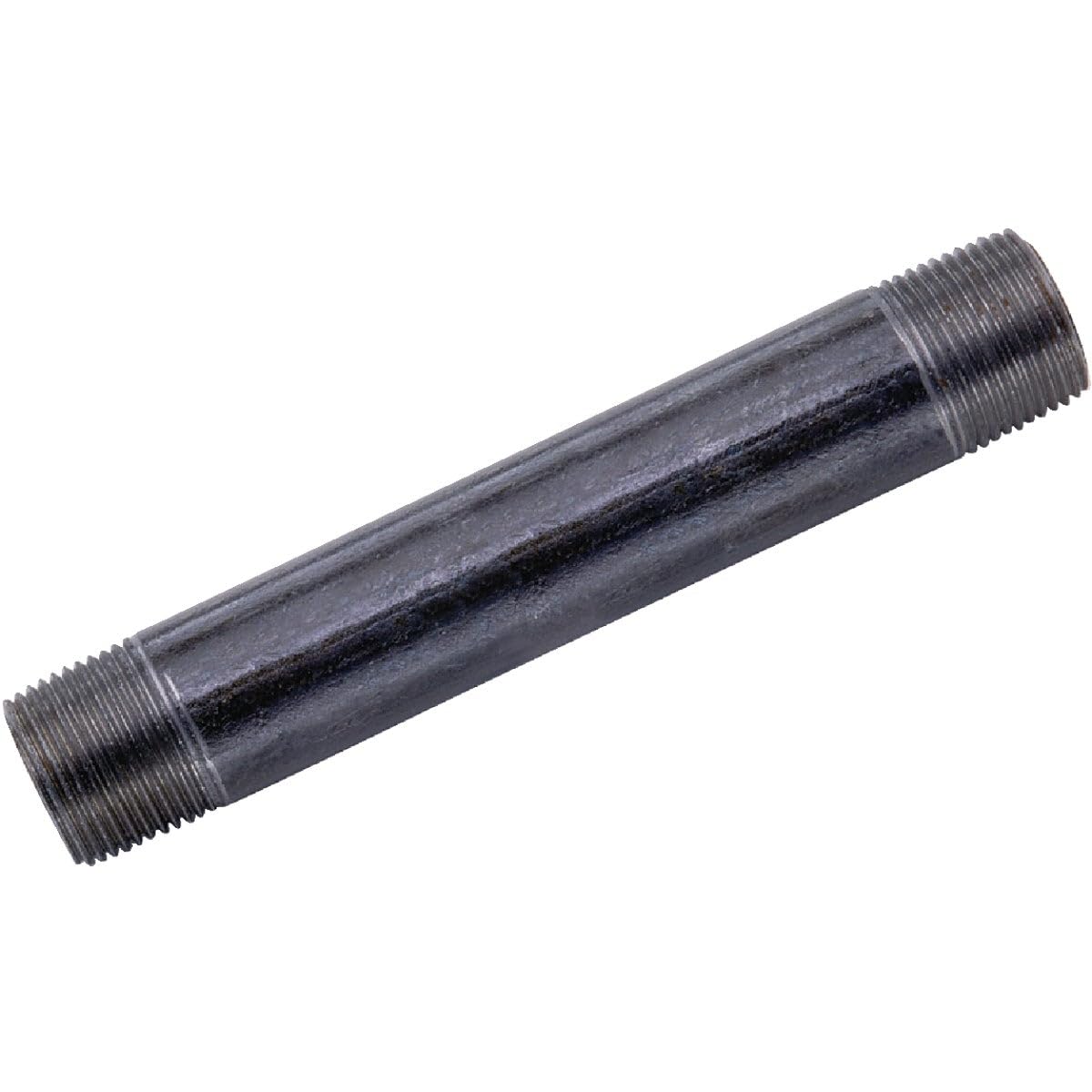 Anvil 8700142303, Steel Pipe Fitting, Nipple, 1-1/4" NPT Male x 4" Length, Black Finish