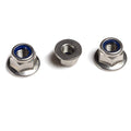 FullerKreg M5 x 0.8 Hex Flange Nylon Insert Lock Nuts, Pack of 25