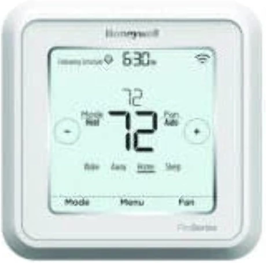 TH6320WF2003/U Lyric T6 Thermostat, 3 Heat / 2 Cool Heat Pump Or 2 Heat / 2 Cool Conventional, 4.09" x 4.09" x 1.06"