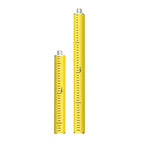 Huepar 12 Ft./3.7M Professional Laser Level Pole - 8Inch & 12Inch Poles