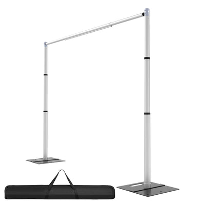 Backdrop Stand Heavy Duty 10x10Ft, Adjustable Metal Frame Pipe and Drape,Background Stand for Wedding Birthday Party