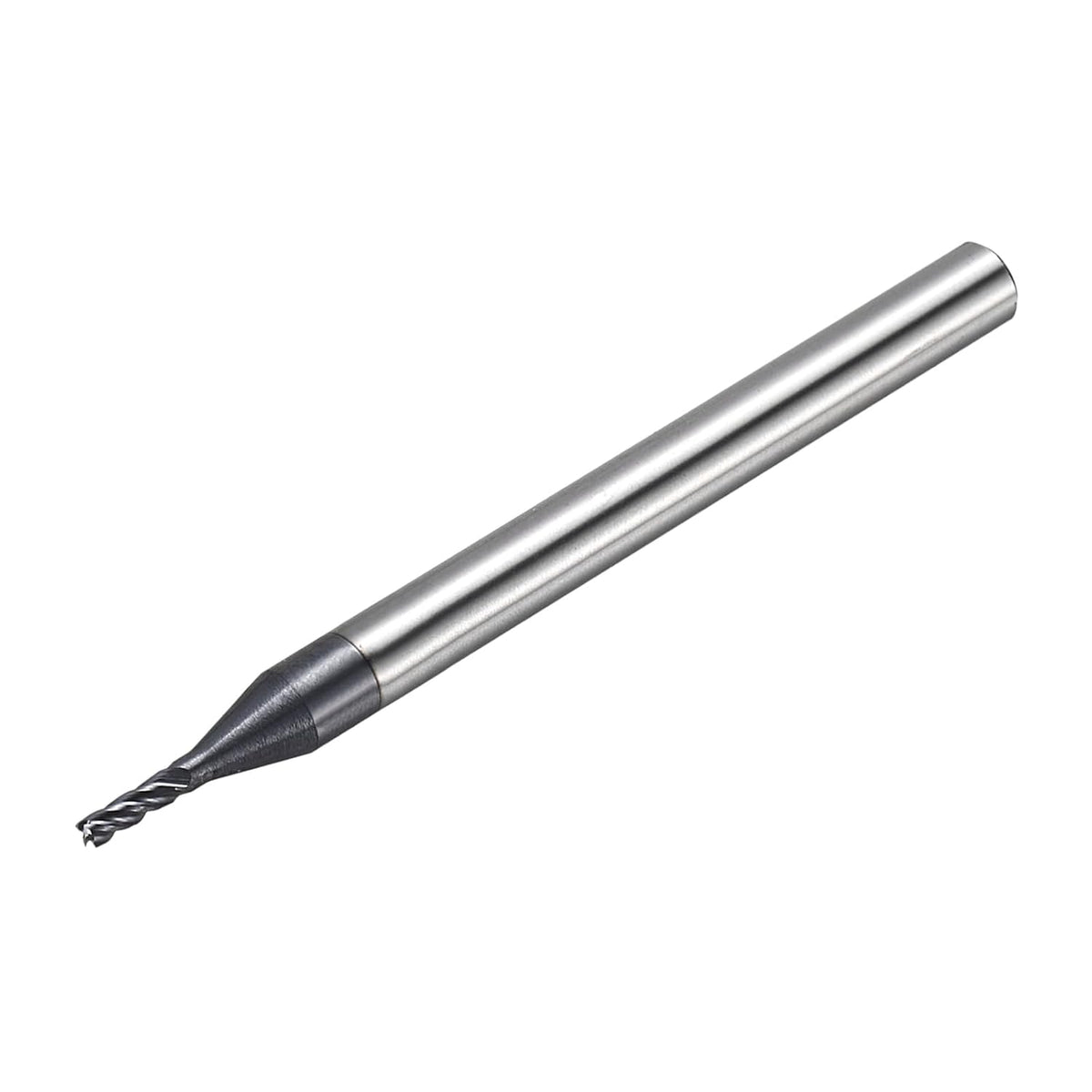 1.45mm Carbide End Mill, 4.35mm Cut L, 50mm L, 4mm Shank, Black