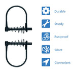Highwild 8 Pack Silent Shaft Locking Pins with Spring for Hunting