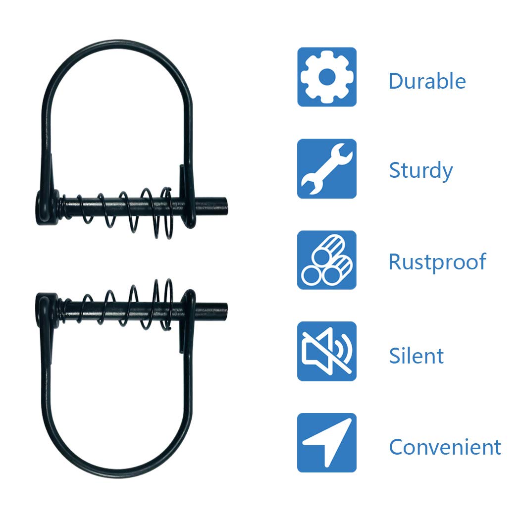 Highwild 8 Pack Silent Shaft Locking Pins with Spring for Hunting