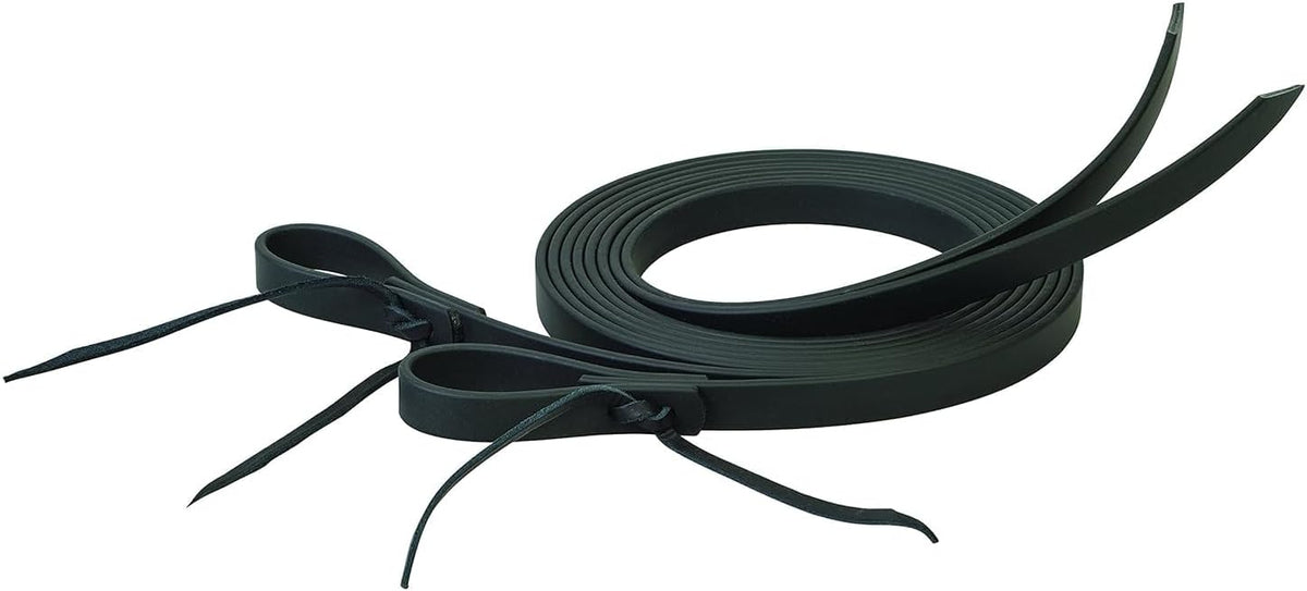 Weaver Leather Trail Gear Split Reins, Black, 5/8" x 7'