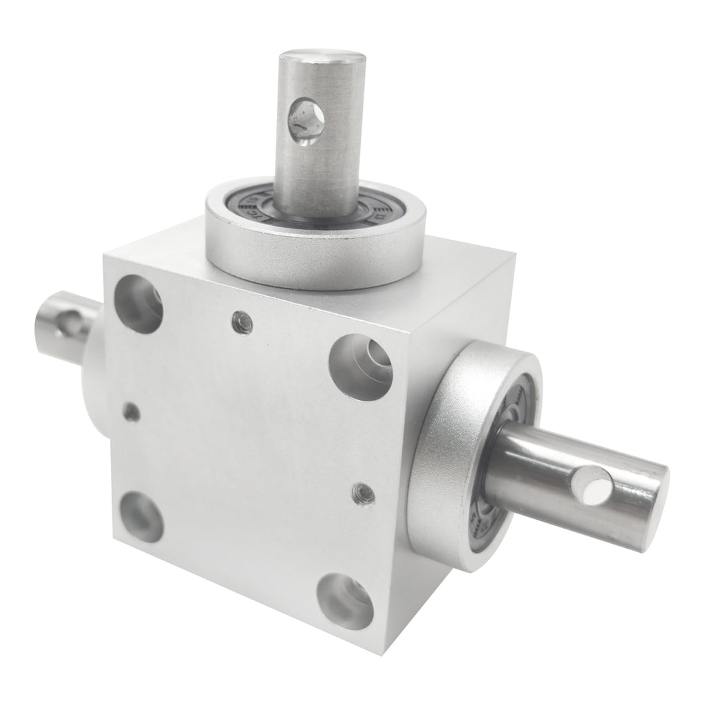 PGFUN 1:1 Waterproof Right Angle Gearbox 1.5 Module 20 Teeth 90° Angle Drive Steering Gear Device