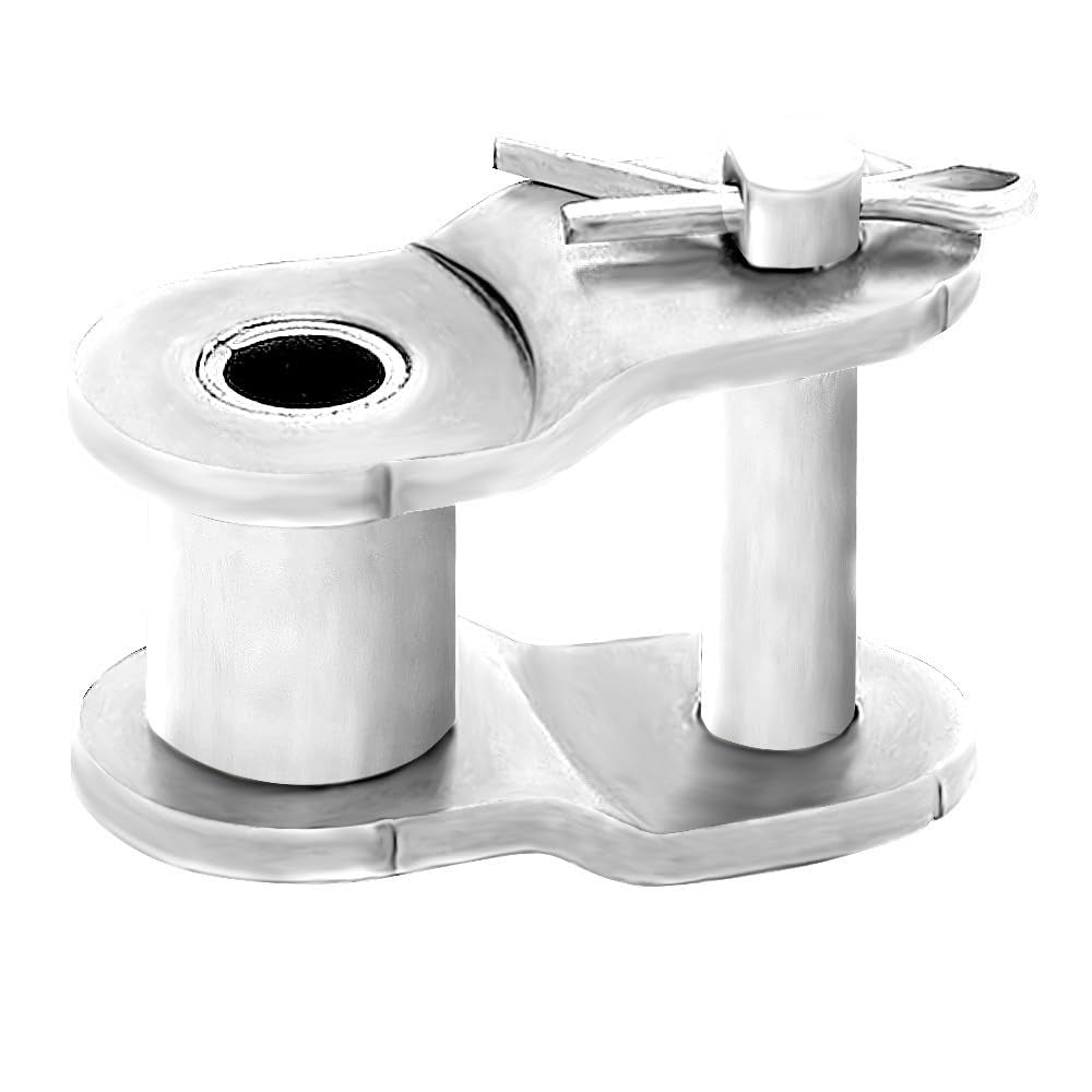 MAPLE ACE #40NP Offset Half Link for Nickel Plated Roller Chain (Qty 4)