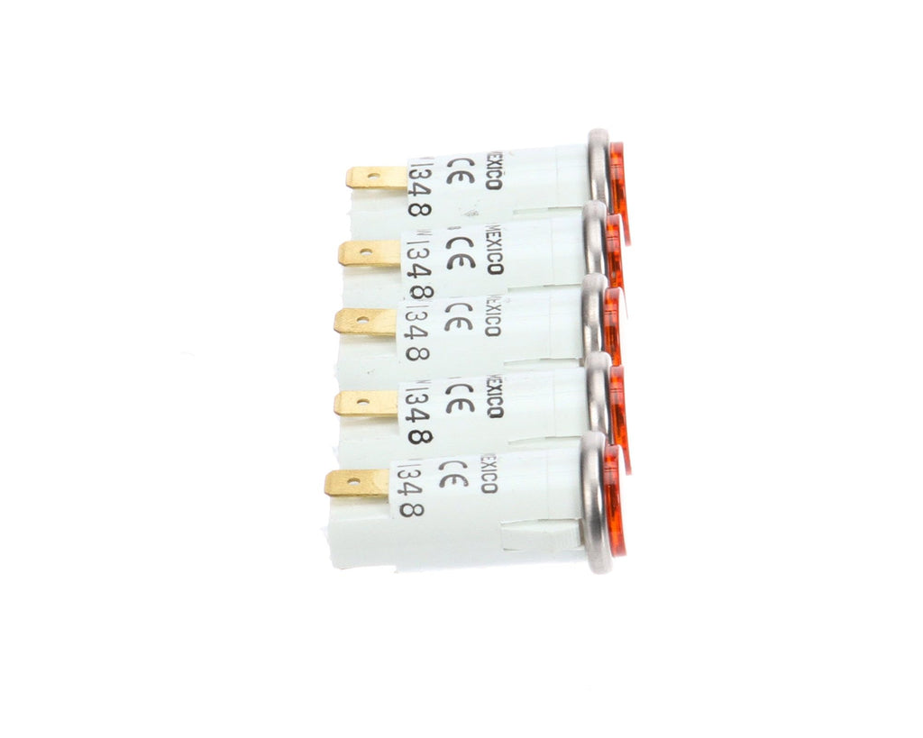 Prince Castle 71-135-1S, Packege of 5 Amber Pilot Light 120 Volts