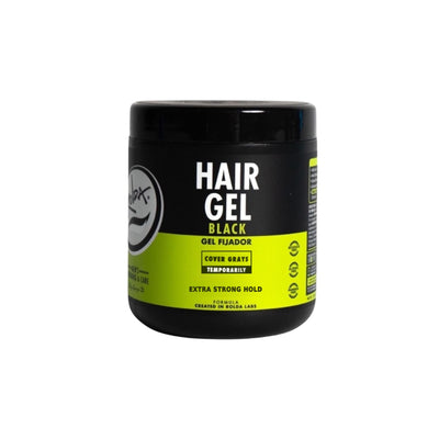 Black Styling Hair Gel - Medium To Strong Hold With Medium Shine For a Wet Slicked Back Look With All Day Hold