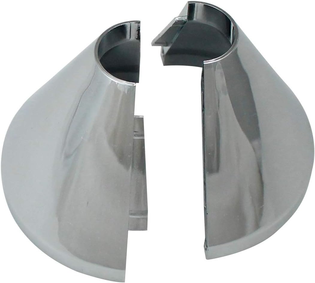 KEENEY K857-21 Clip on Deep Flange Cover for 1/2 in. Pipe, Silver
