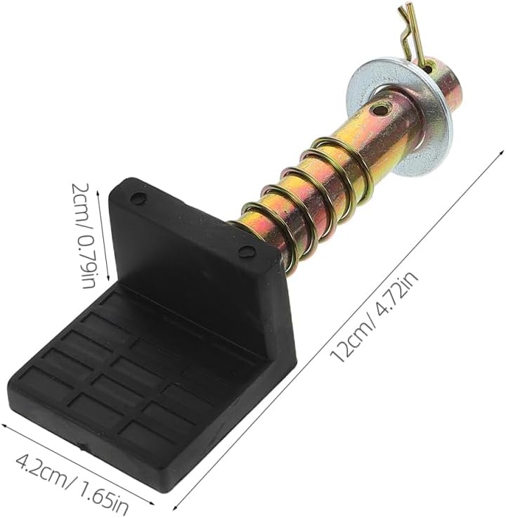 Motorcycle Lift Stand Heavy Duty L-Shaped Support Attachment 5.70 Inch Stable Wheel Rack Holder for Secure Parking