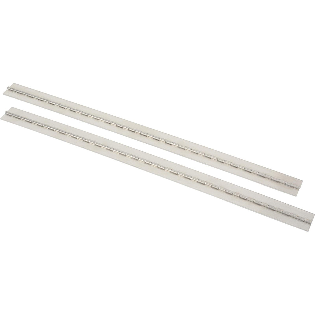 Aluminum Continuous Hinge, Universal, 36 in, Custom Fabrication, Pair