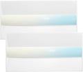 2x4 LED Troffer Light,Selectable 4CCT,7000 LM,0-10V Dimmable,2Pack