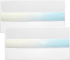 2x4 LED Troffer Light,Selectable 4CCT,7000 LM,0-10V Dimmable,2Pack