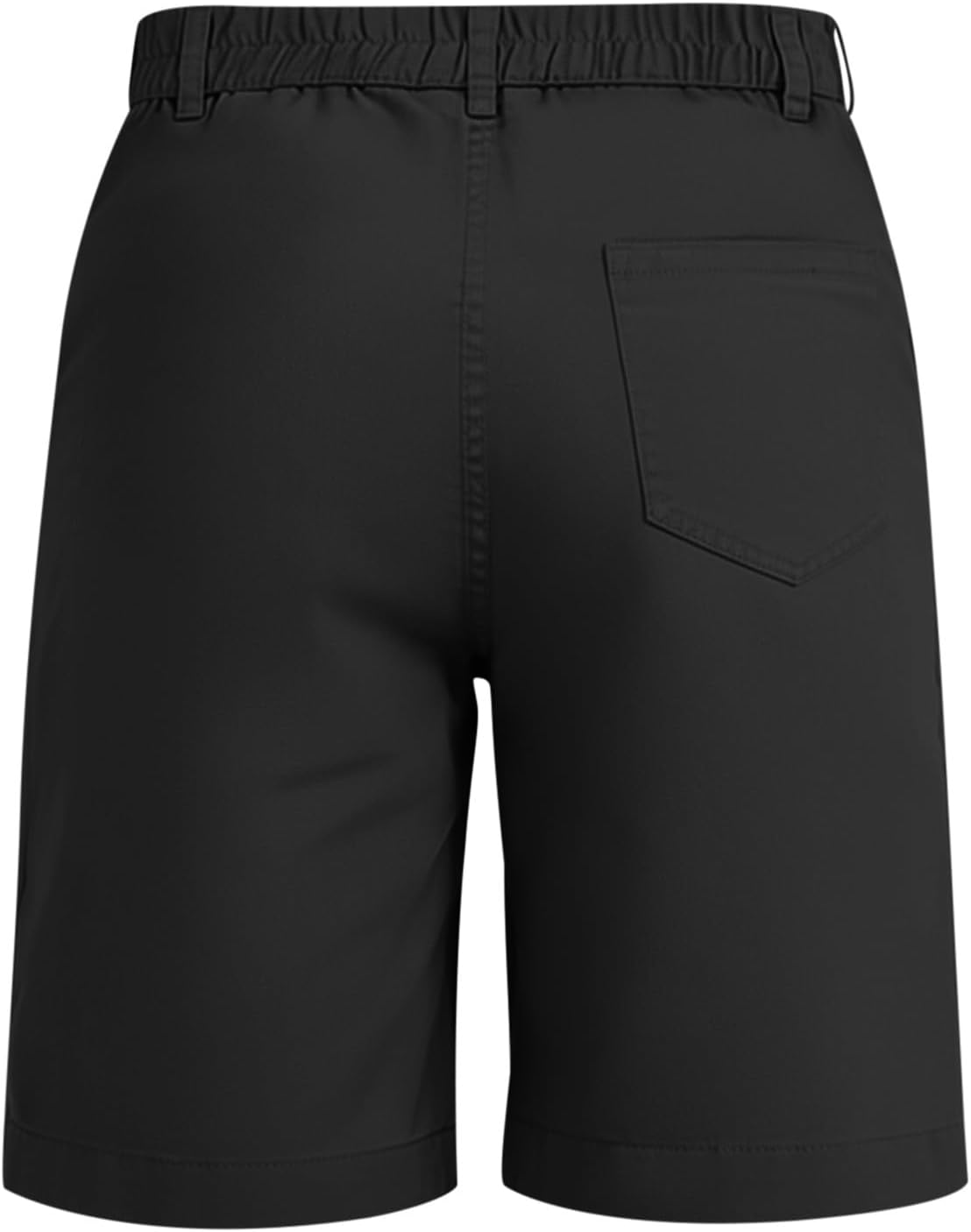 Uniform Shorts for Girls Stretch Twill Pull On School Uniform Bermuda Shorts with Pockets Teens Junior Clothes 5-16Years