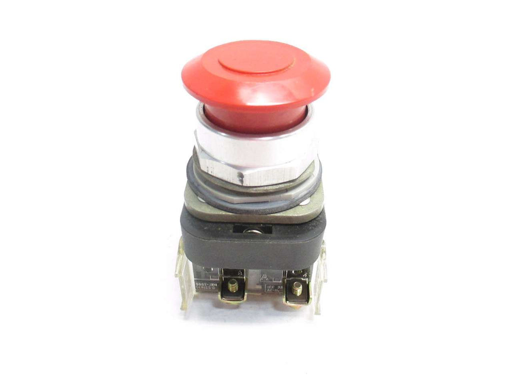 ALLEN BRADLEY 800T-FX A1 RED PUSH-PULL MUSHROOM HEAD SER T PUSHBUTTON D499327