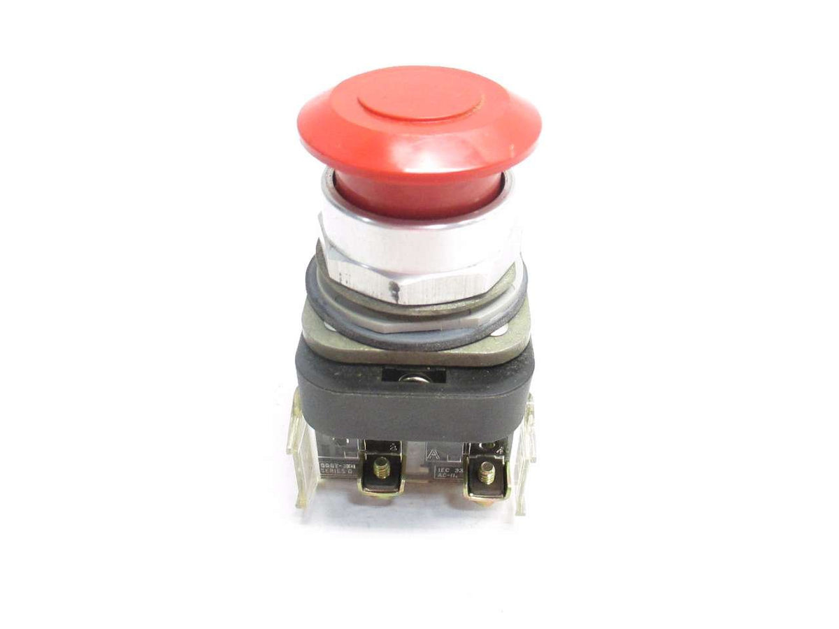 ALLEN BRADLEY 800T-FX A1 RED PUSH-PULL MUSHROOM HEAD SER T PUSHBUTTON D499327