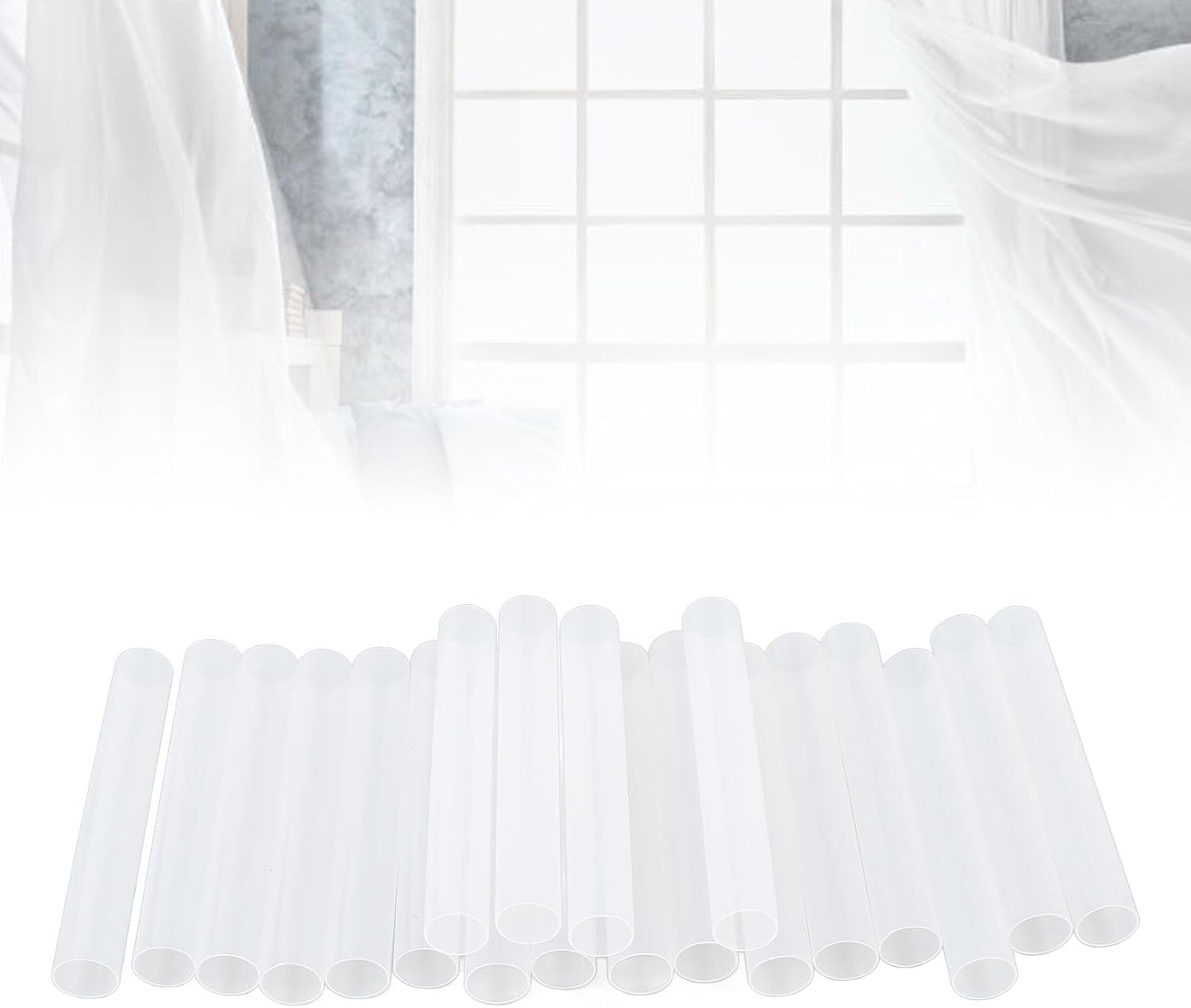 Quiet Garage Door Hinge Rollers - Noise Reduction Roller Sleeves with Shaft Gaskets, Heavy Duty Solid Construction