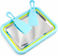 Rolled Ice Cream Maker Kit, Stainless Steel Freezing Pan with 2 Spatulas, No Electricity Required