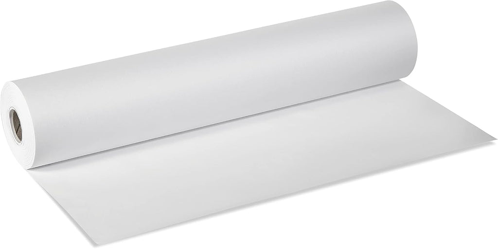 Heavy-Duty Freezer Paper Roll with Cutter Box, 15"x150', Single-Sided Plastic Coating Prevents Sticking, For Meat