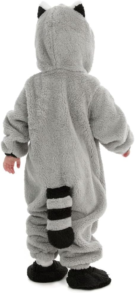 Baby Raccoon Costume Newborn, Infant and Toddler Boys Girls 0-4T | 90% Upgraded Flannel Fleece/ 10% Spandex