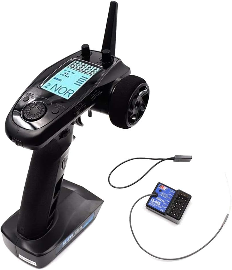 Flysky FS-GT5 2.4GHz 6CH AFHDS RC Transmitter with FS-BS6 Receiver for RC Car Boat Radio System
