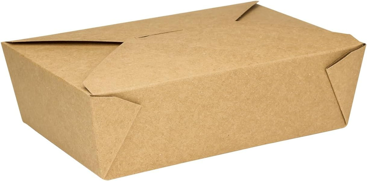 Paper to Go Boxes [76 oz - 200ct] Leak-Resistant, Microwavable, Heavy-Duty Take Out Boxes | Grease Resistant &