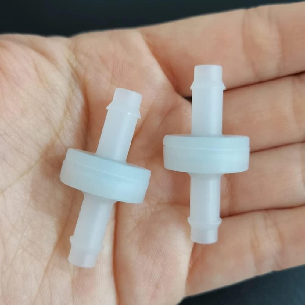 1/4" 6mm PVDF Spa Ozone Generator Ozonator One-way Check Valve 2PCS